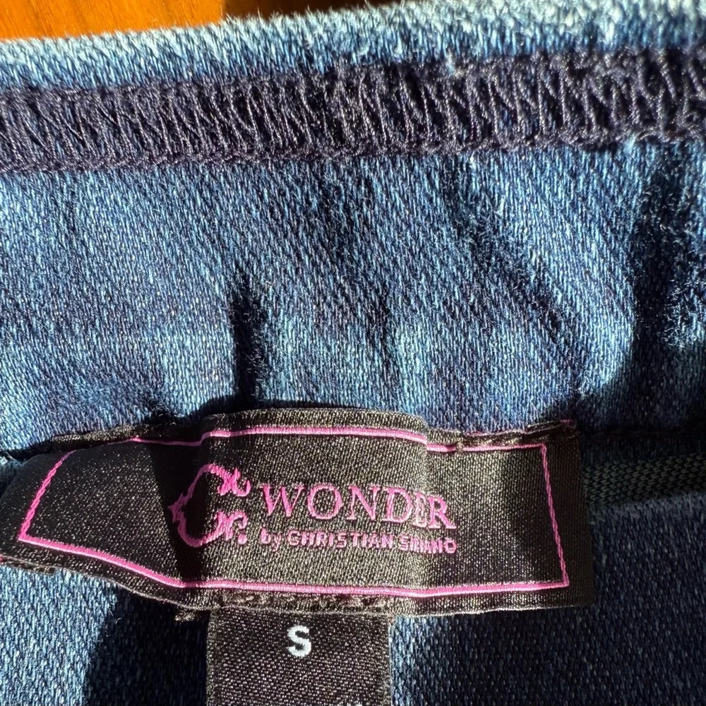 Stylish Blue Wide-Leg Jeans Size Small NWOT - Picture 3 of 4